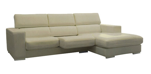 Chaise longue de piel PAOLA